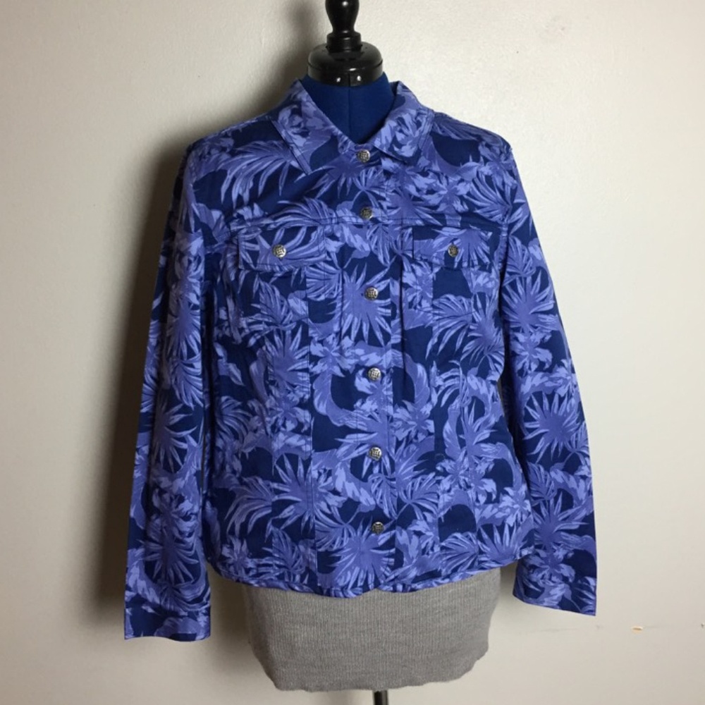 NWOT - French Laundry light tropical jacket